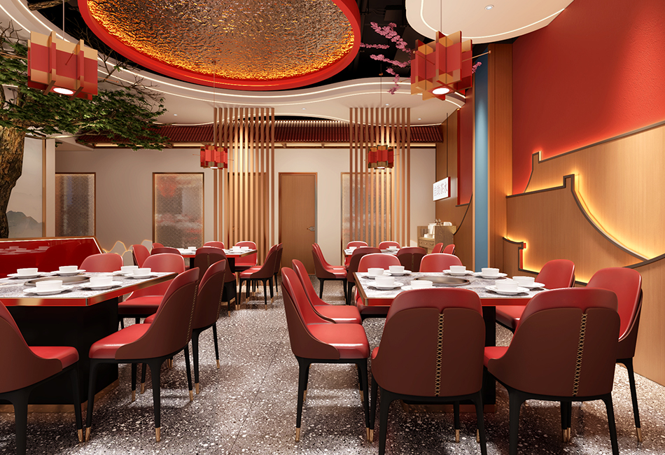 国潮风火锅店装修设计案例